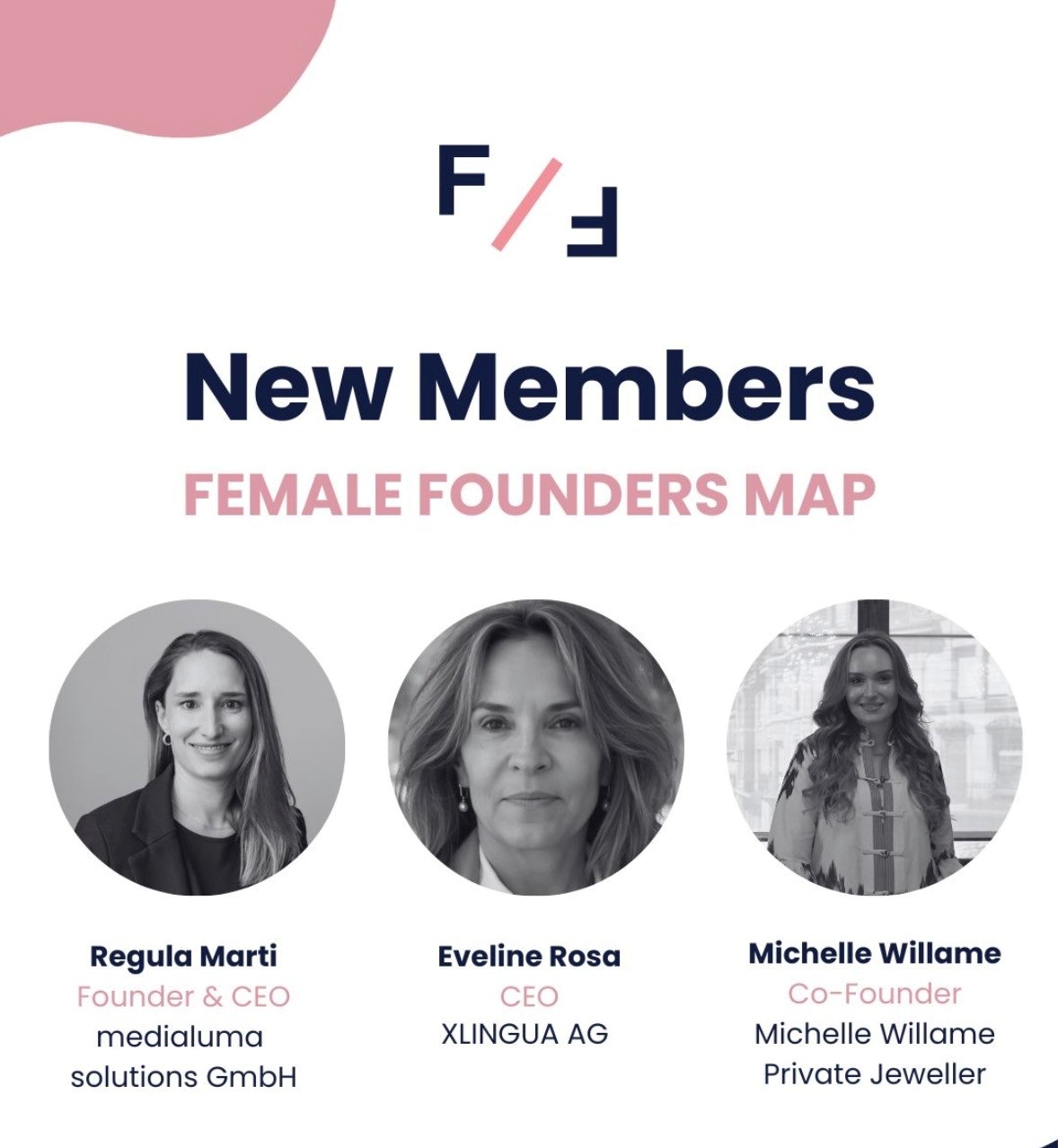Eveline Rosa featured on the Female Founders Switzerland Map